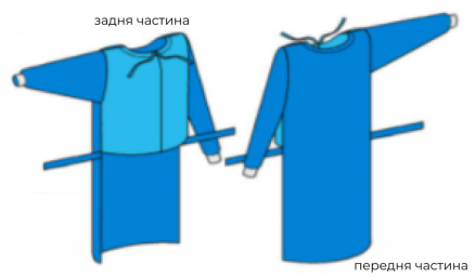 Халат-фартух вологонепроникний 0 Халат-фартух вологонепроникний 0